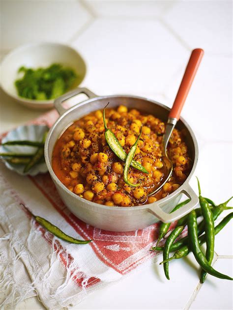 Chickpea curry recipe | Jamie Oliver vegetarian curry