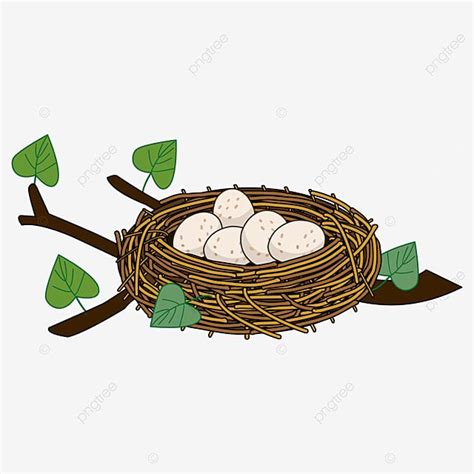 Birds Nest Clipart Transparent Background, Bird Nest On Branch Clipart, Nest Clipart, Bird Nest ...