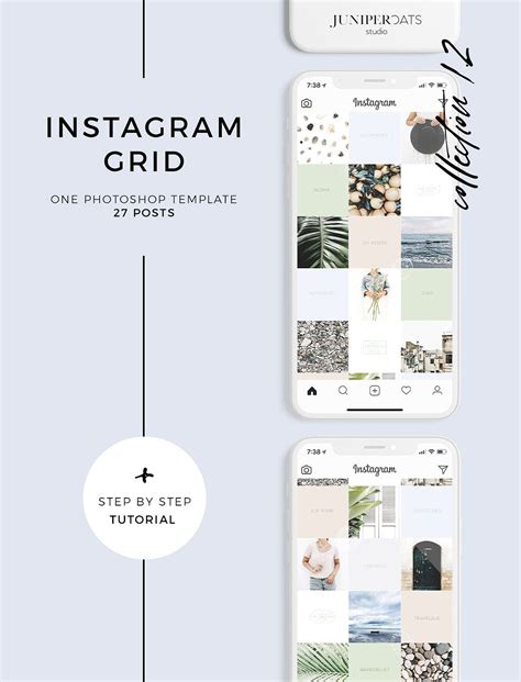 Instagram Grid Photoshop Template