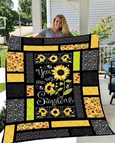 Sunflower Quilt Pattern Free Web From Brown Fabric, Cut: - Printable ...