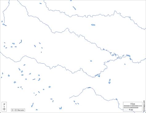 West Yorkshire free map, free blank map, free outline map, free base ...