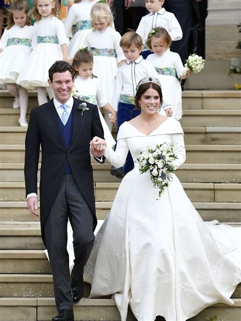 Pin by Debbie Ewing on Queen Elizabeth II and her family | Royal wedding dress, Eugenie wedding ...