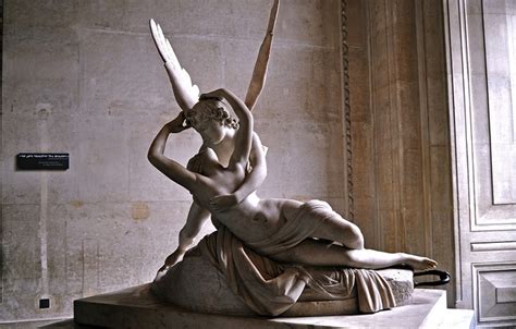 Eros y Psique | Cupid and psyche, Antonio canova, Greek statue