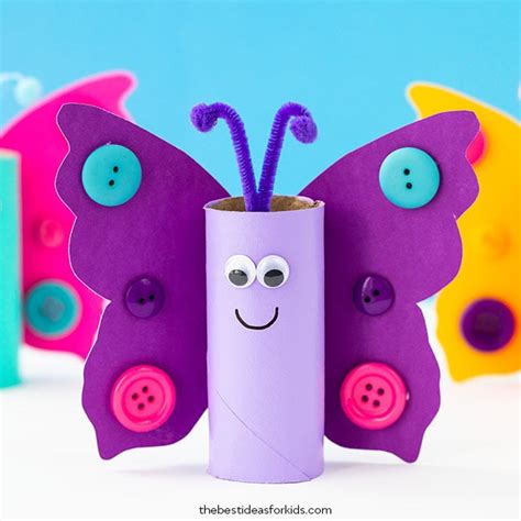 Toilet Paper Roll Butterfly - The Best Ideas for Kids