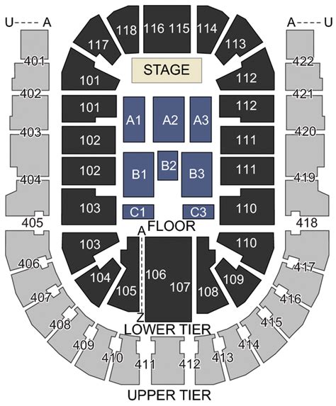 10++ O2 concert seating plan