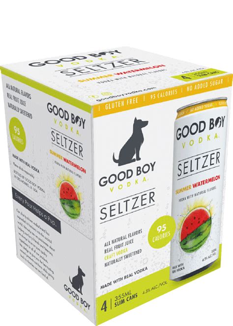 Good Boy Summer Watermelon Vodka Seltzer | Total Wine & More