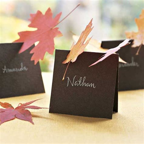 24 Simple DIY Ideas for Thanksgiving Place Cards - Amazing DIY ...