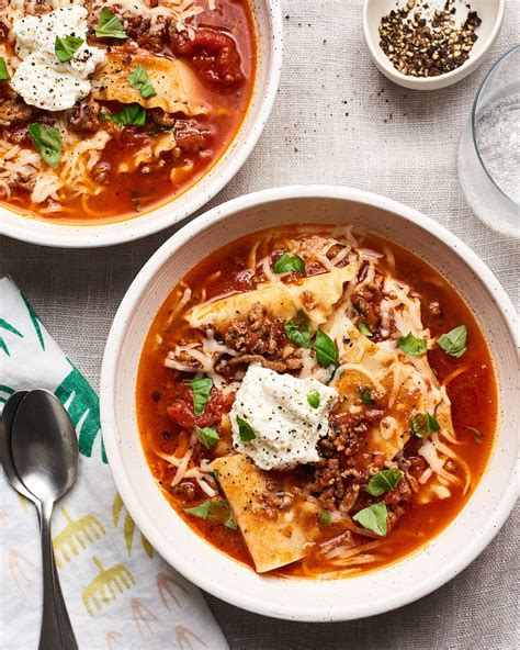 Easy Slow Cooker Lasagna Soup Recipe | Kitchn