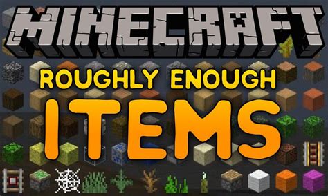 Roughly Enough Items Mod (1.20.4, 1.19.4) - JEI for Fabric - Mc-Mod.Net