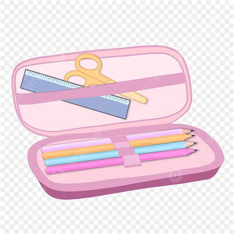 Cases Clipart Vector, Pink Pencil Case Clipart, Pencil Case Clipart ...