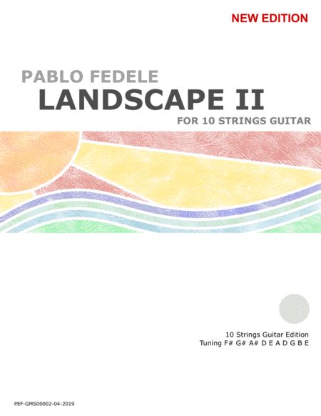 Landscape II - New Edition by Pablo Emiliano Fedele Sheet Music for Solo Guitar at Sheet Music ...