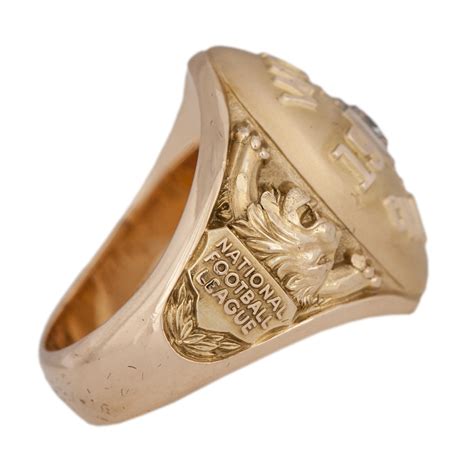 Lot Detail - Rare 1953 Detroit Lions NFL Championship Staff Ring (E.R ...