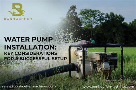 Water Pump Installation: Key Considerations for a Successful Setup ...