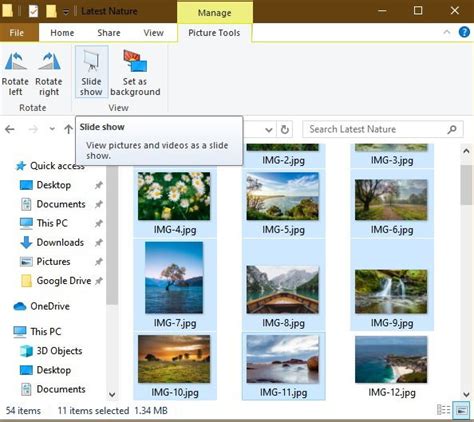 How to View Pictures as a Slideshow in Windows 10 - Make Tech Easier