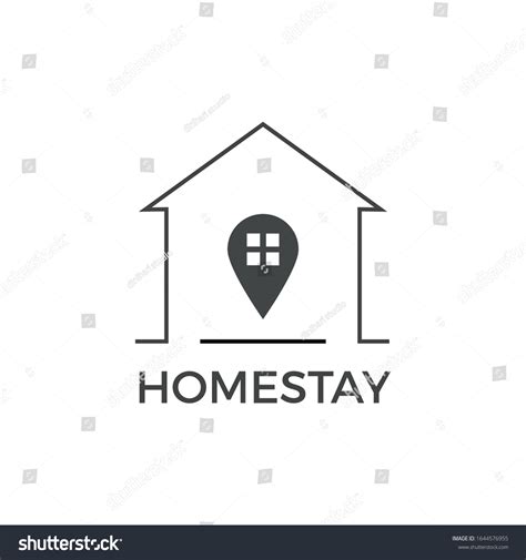 Homestay Logo Design Vector Stock Vector (Royalty Free) 1644576955 | Shutterstock