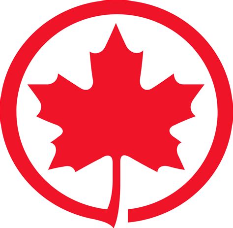 Air Canada logo in transparent PNG and vectorized SVG formats