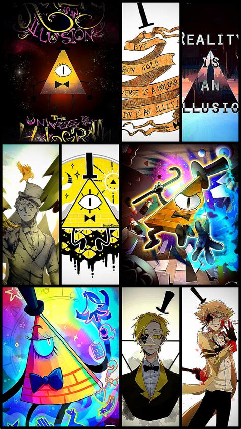 3840x2160px, 4K free download | Bill Cipher, gravity falls, HD phone ...