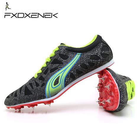 Professional Men Track Field Shoes Outdoor Sport Spikes Sneakers Male ...