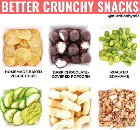 Better Crunchy Snacks - Nutrition By Mia