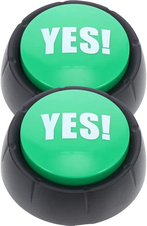 Amazon.com: NUOBESTY YES Button Sound Button Toys Funny Buttons Prop Game Party Prank Buttons ...