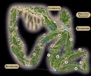 Course Layout & Scorecard - Eagle Mountain Golf Club