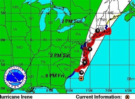 Hurricane Irene path: Full-speed ahead for Western Massachusetts ...