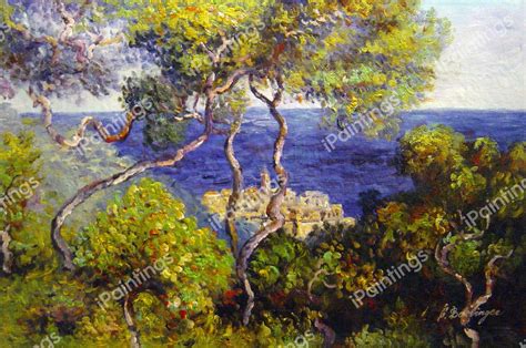 A View Of Bordighera Painting by Claude Monet Reproduction | iPaintings.com