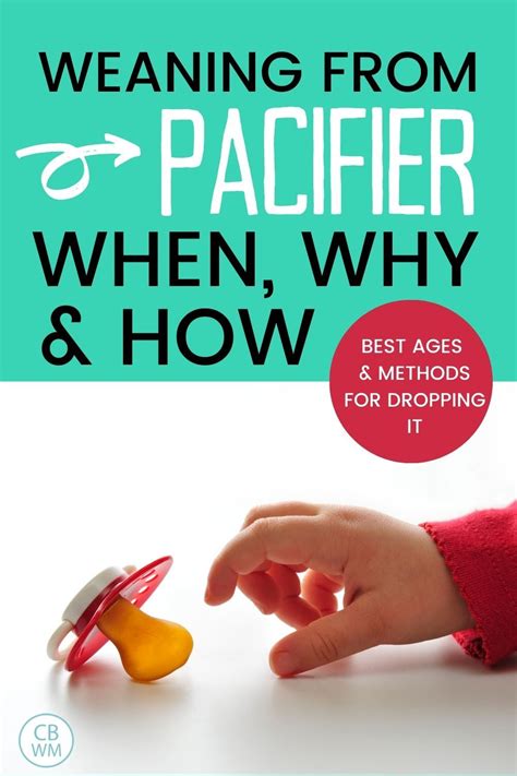 Weaning from the Pacifier: When, Why, and How - Babywise Mom in 2021 | Help baby sleep, Baby ...