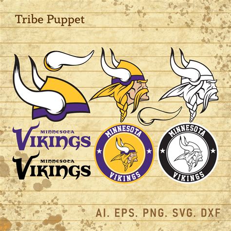 Minnesota Vikings logo Vector set - MasterBundles