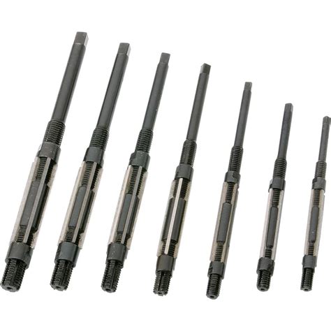 7 pc. Adjustable Reamer Set - Grizzly Industrial