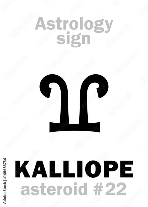 Astrology Alphabet: KALLIOPE (muse of epic poetry), asteroid #22 ...