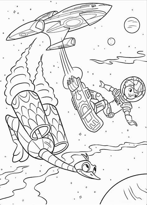 Miles from Tomorrowland Coloring Pages