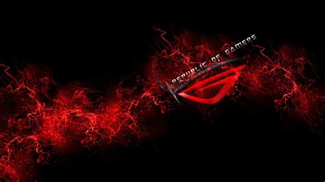 window, ASUS, Gamers, Video Games, PC Gaming, Black And Red Wallpapers ...