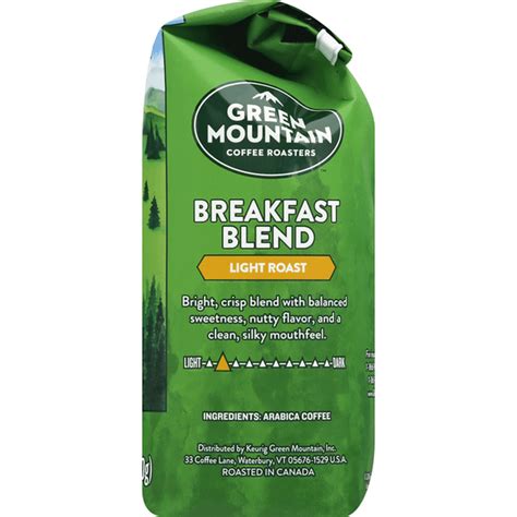 Green Mountain Coffee Roasters Breakfast Blend Ground Coffee (12 oz ...