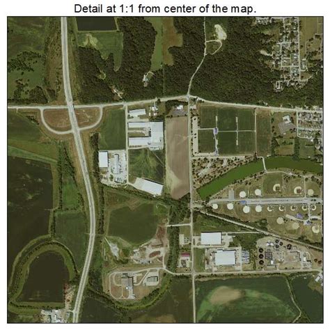 Aerial Photography Map of Muscatine, IA Iowa