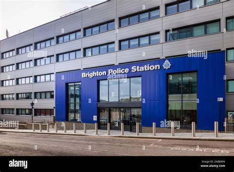 brighton police station during the day Stock Photo - Alamy