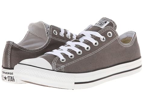 CONVERSE UNISEX CHUCK TAYLOR LOW TOP SNEAKERS 1J794 CHARCOAL/WHT M8-W10 22859975865 | eBay