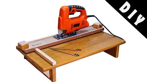 Jigsaw Cutting Station - Homemade - DIY - Jigsaw Guide - YouTube