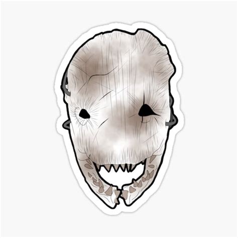 "Classic Trapper Mask Sticker" Sticker for Sale by charyzard | Redbubble