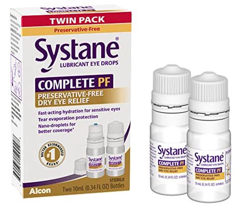 Systane COMPLETE PF Multi-Dose Preservative Free Dry Eye Drops 0.34 Fl ...