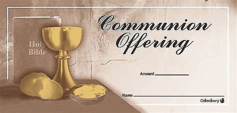 Communion Offering Envelope (Package of 100) | Cokesbury