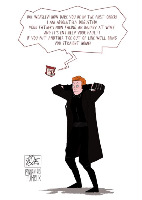 Everyone's Reaction To Bill Weasley As General Hux In 'Star Wars,' Summed Up In One Comic ...