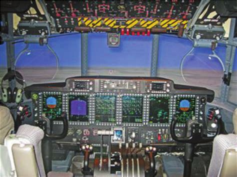 2. C-130 AMP Cockpit Simulator/Trainer Showing Cockpit Upgrades ...