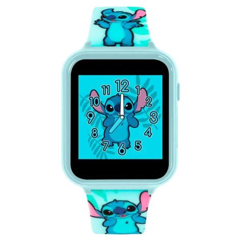 Disney Lilo and Stitch kids interactive watch with printed soft silicone strap. | Robert Dyas