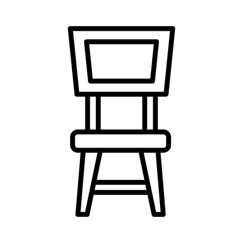 Chair icon vector 16892372 Vector Art at Vecteezy