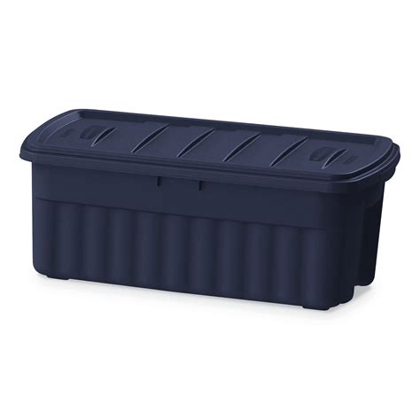 Rubbermaid 50 Gallon Stackable Storage Container, Dark Indigo Metallic (4 Pack) - Walmart.com