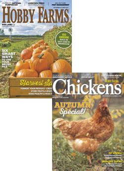 Hobby Farms + Chickens Combo - Hobby Farms