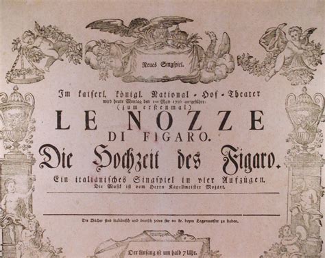 The Marriage of Figaro (Work - Wolfgang Amadeus Mozart/Lorenzo da Ponte ...