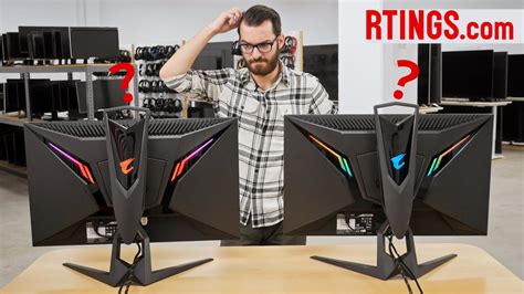 165hz vs 144hz – Gigabyte Aorus Monitor Shootout: FI27Q vs AD27QD - YouTube