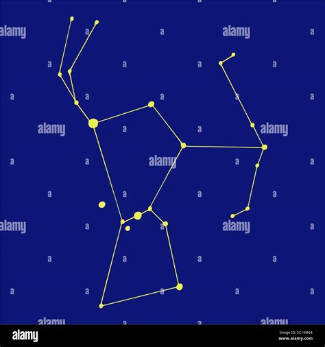 Orion constellation illustration hi-res stock photography and images ...